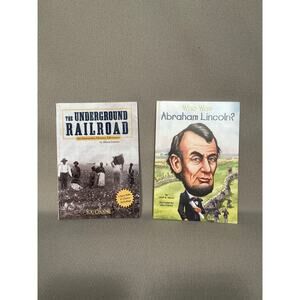 The‎ Underground Railroad Lassieur Who Was Abraham Lincoln Pascal Book Lot